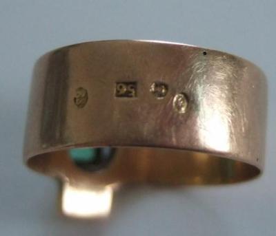 Vintage Jewelry Markings on Help Identify Markings On Emerald Ring