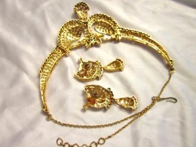 Vintage Jewelry Markings on India Bridal Set   Is Gold Jewelry Marked
