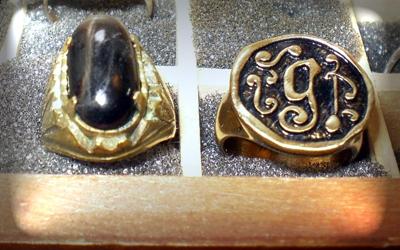 Gold  Silver Rings on Medieval Gold And Silver Rings   Unmarked