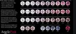 Argyle Pink Diamond Color Grading Chart