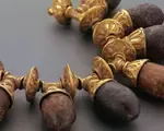 Ancient Greek Gold Amber Necklace