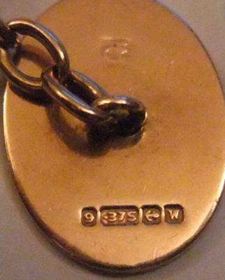 9ct cufflink bham
