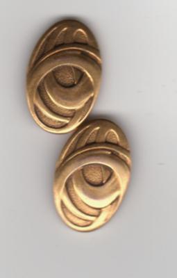 gold cufflinks