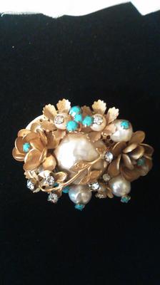 chanel brooch baguette rhinestone