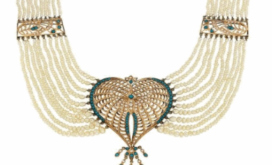 kulthum pearl necklace