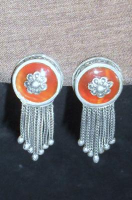 SILVER TASSEL EARRINGS