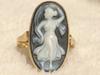 Cameo Girl Dancing Front of ring