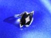 Art Deco  onyx & diamond ring