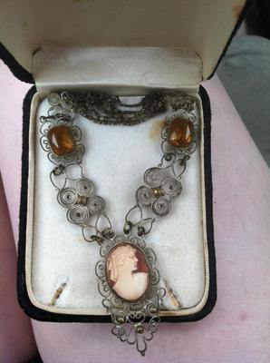 Antique Cameo Necklace