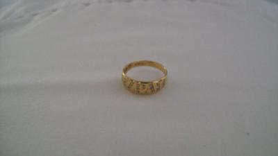 Mizpah Ring