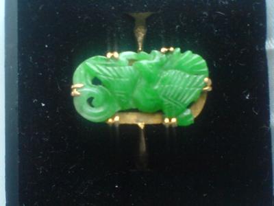'Phoenix' Jadeite Ring