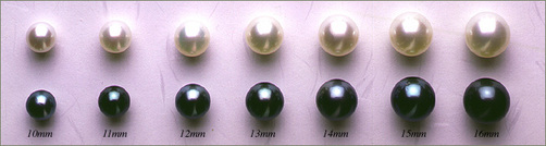 Antique Jewelry Investor - South Sea Pearl Sizes